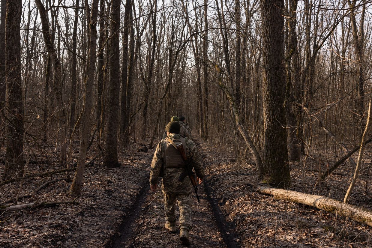 A couple of men walking in the woods

AI-generated content may be incorrect.