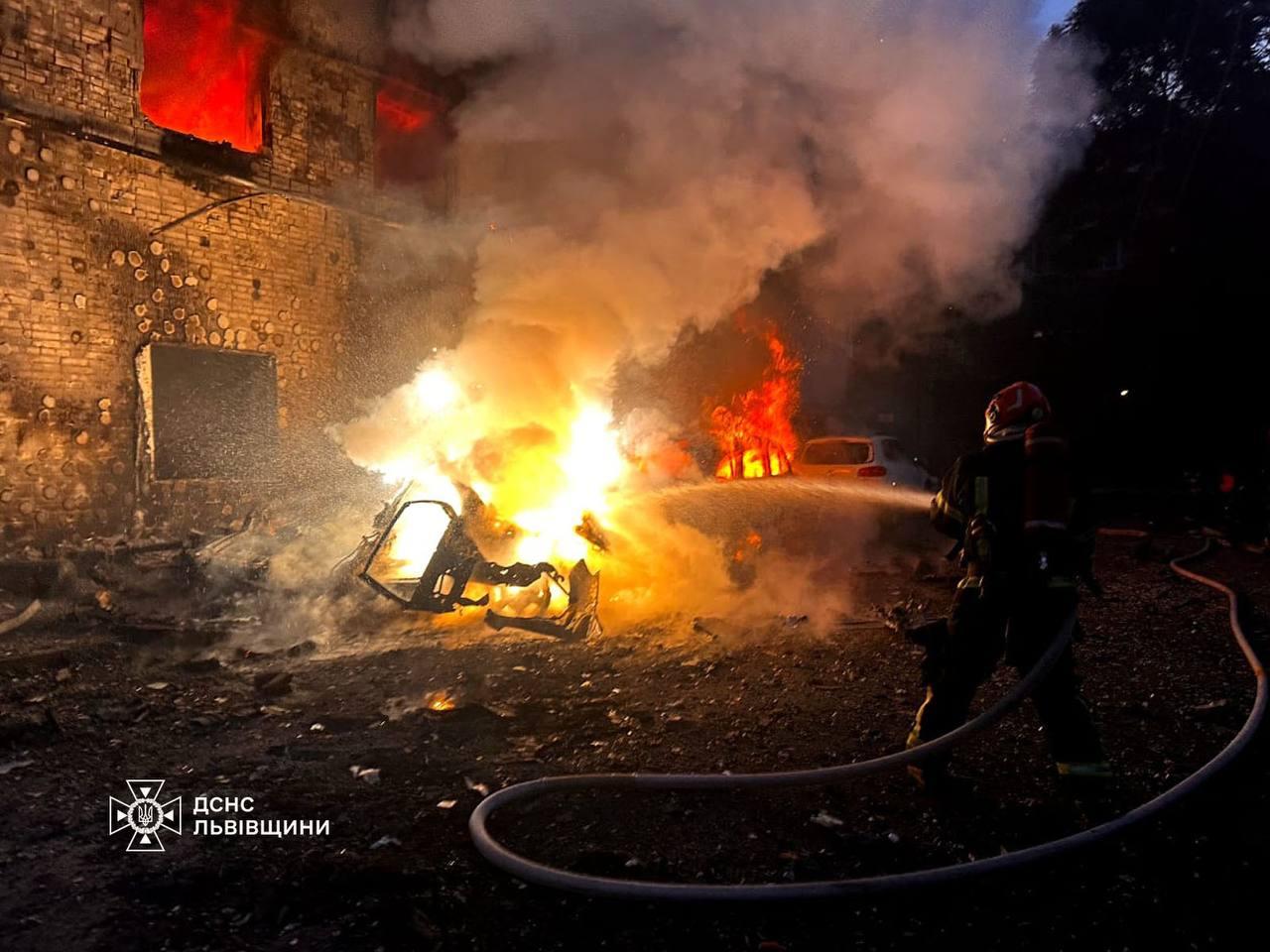 2 killed, 38 injured as Russia launches missile, drone attacks striking Ukrainian cities far from front line