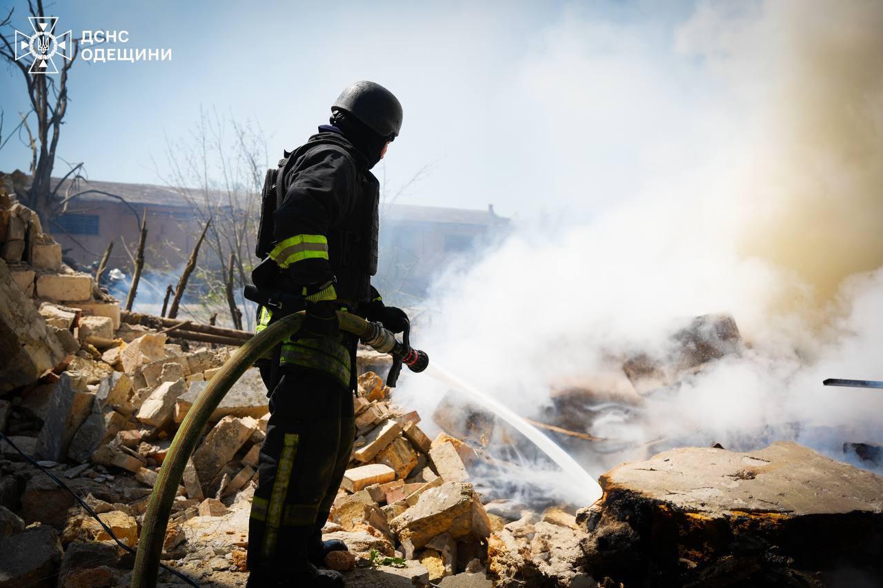 Russian drone attack on Odesa injures 11, hits residential areas, horse stable