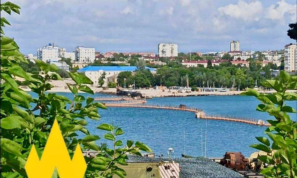 Russia's Black Sea Fleet shrinks presence in key Crimean bay, Ukrainian partisans say