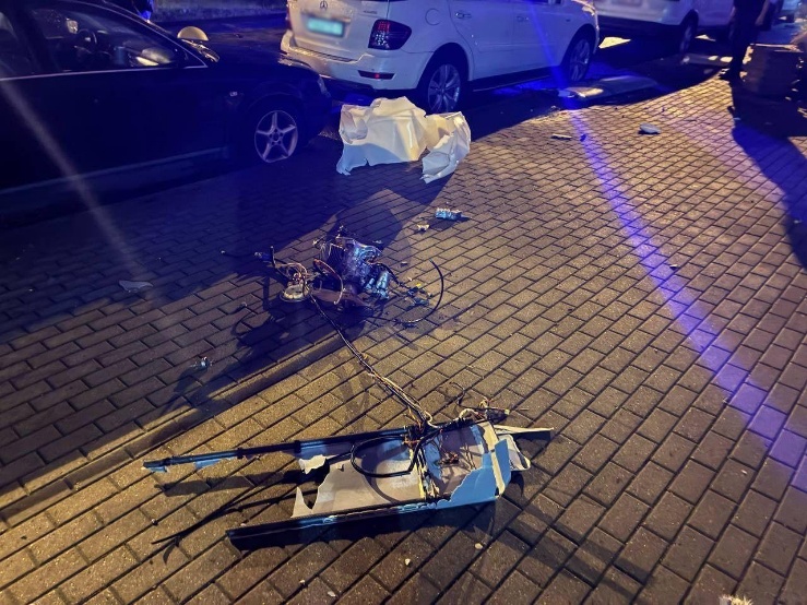 Unidentified drone crashes in Minsk after being downed by Belarusian forces