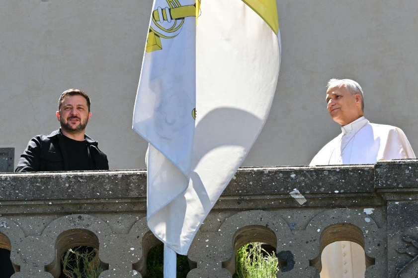 Zelensky meets Pope Leo XIV in Rome ahead of Ukraine Recovery Conference
