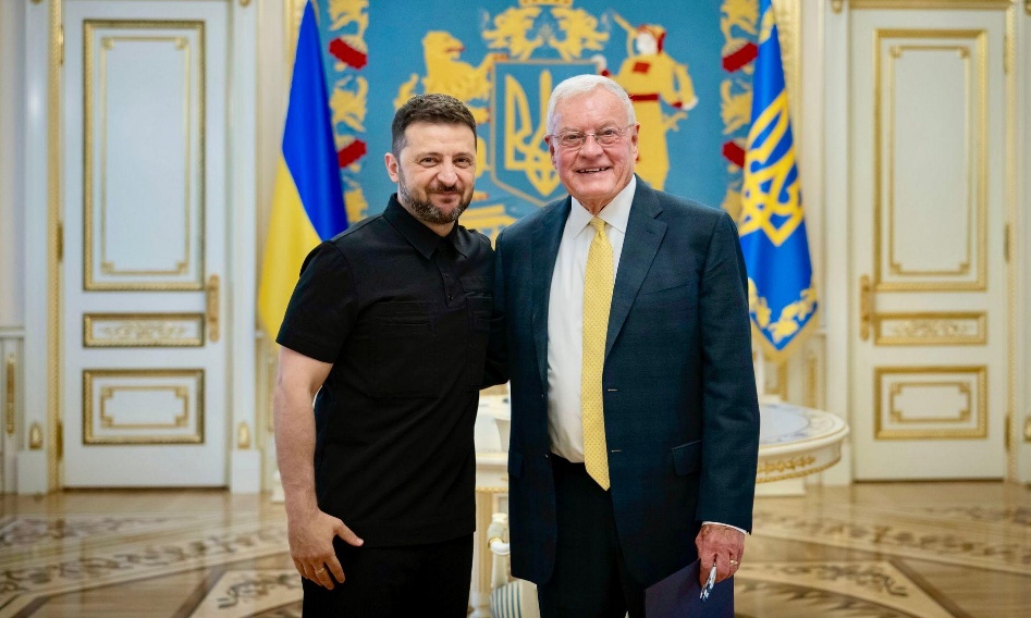 Zelensky meets Trump's envoy Kellogg in Kyiv