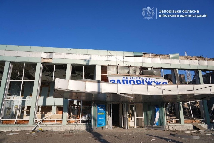 'This is terror' — Russian bombs hit bus station, university in Zaporizhzhia, injuring at least 20