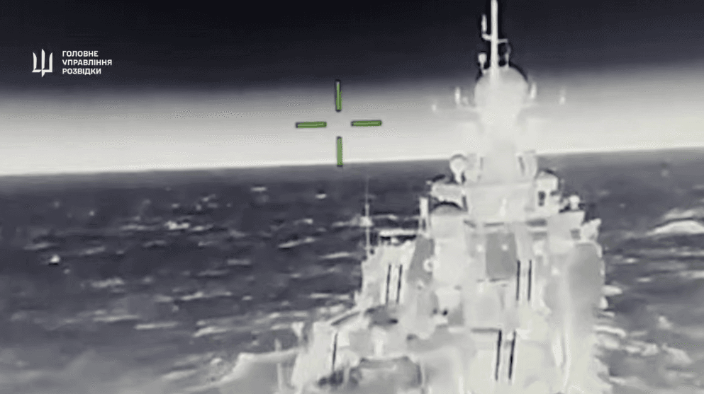 Ukraine hits Russian cruise missile carrier near occupied Crimea, intelligence claims