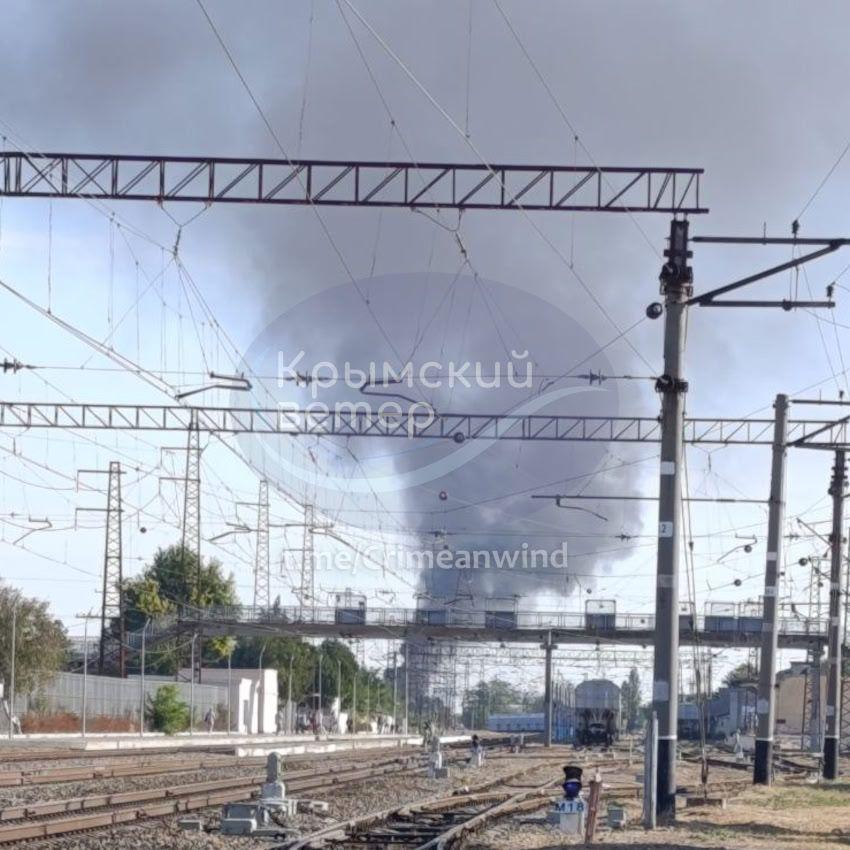 Ukraine targets Russian logistics in occupied Crimea, military says after reported railway strikes