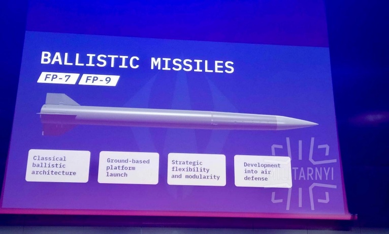 Ukrainian firm behind 'Flamingo' unveils new FP-7, FP-9 ballistic missiles, air defense systems