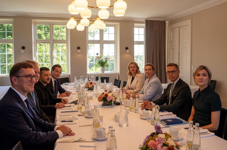Zelensky arrives in Denmark for talks with Nordic, Baltic leaders ahead of key European summit