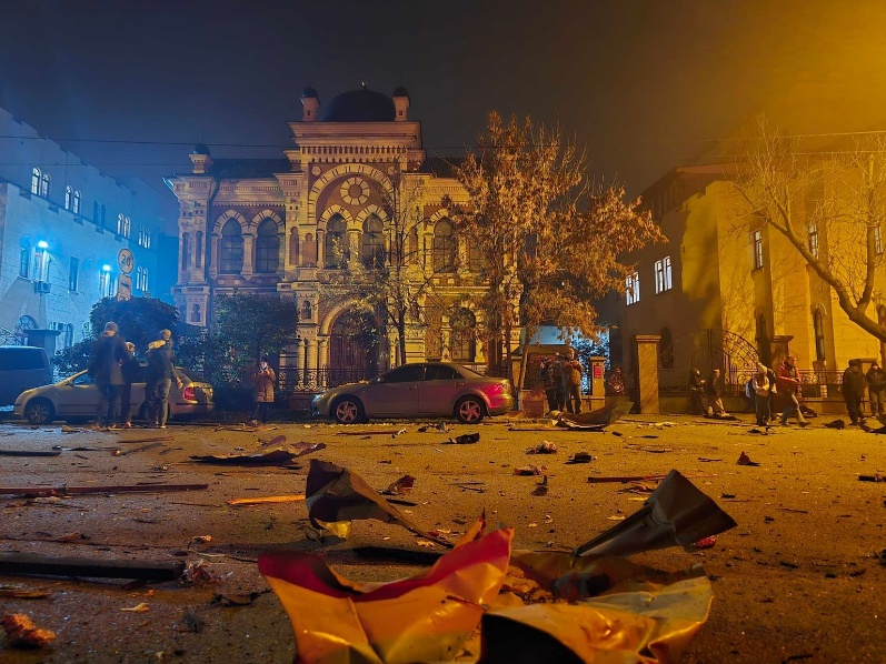 'Any one of us could have died' — Russian drone attack on Kyiv damages residential buildings, injures 7