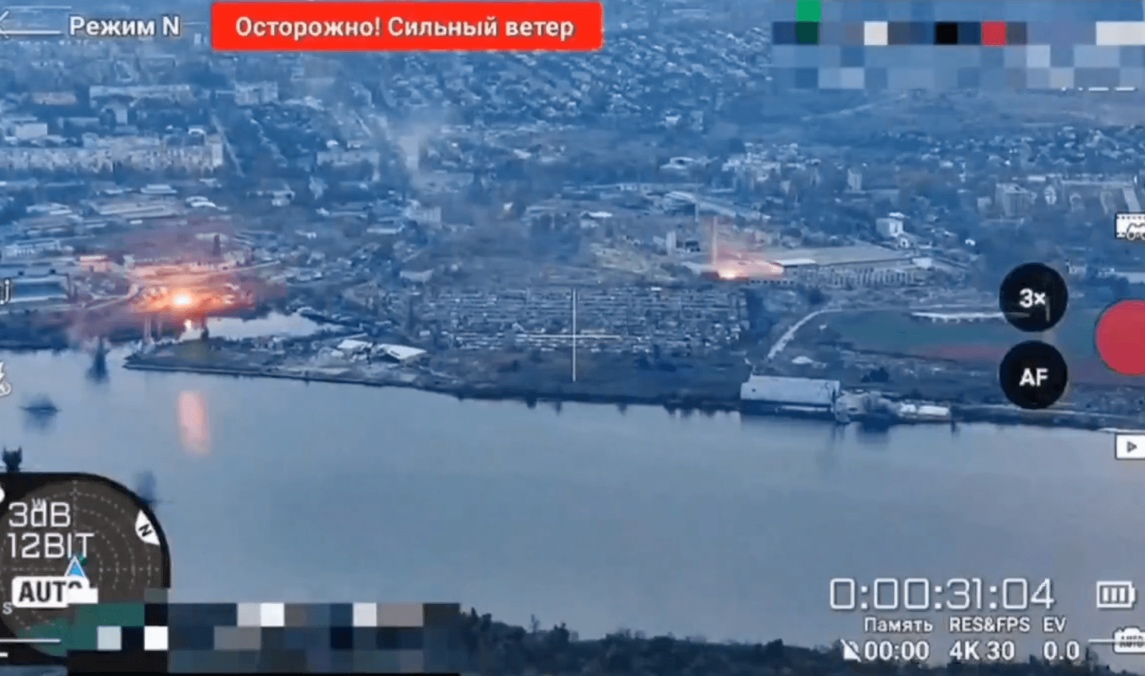 Kherson hammered by Russian artillery, videos show multiple explosions in residential areas