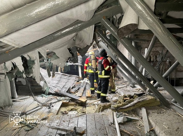 Russian drone hits maternity hospital in Sumy