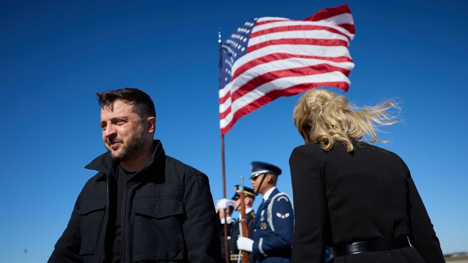 Zelensky arrives in Washington ahead of talks with Trump