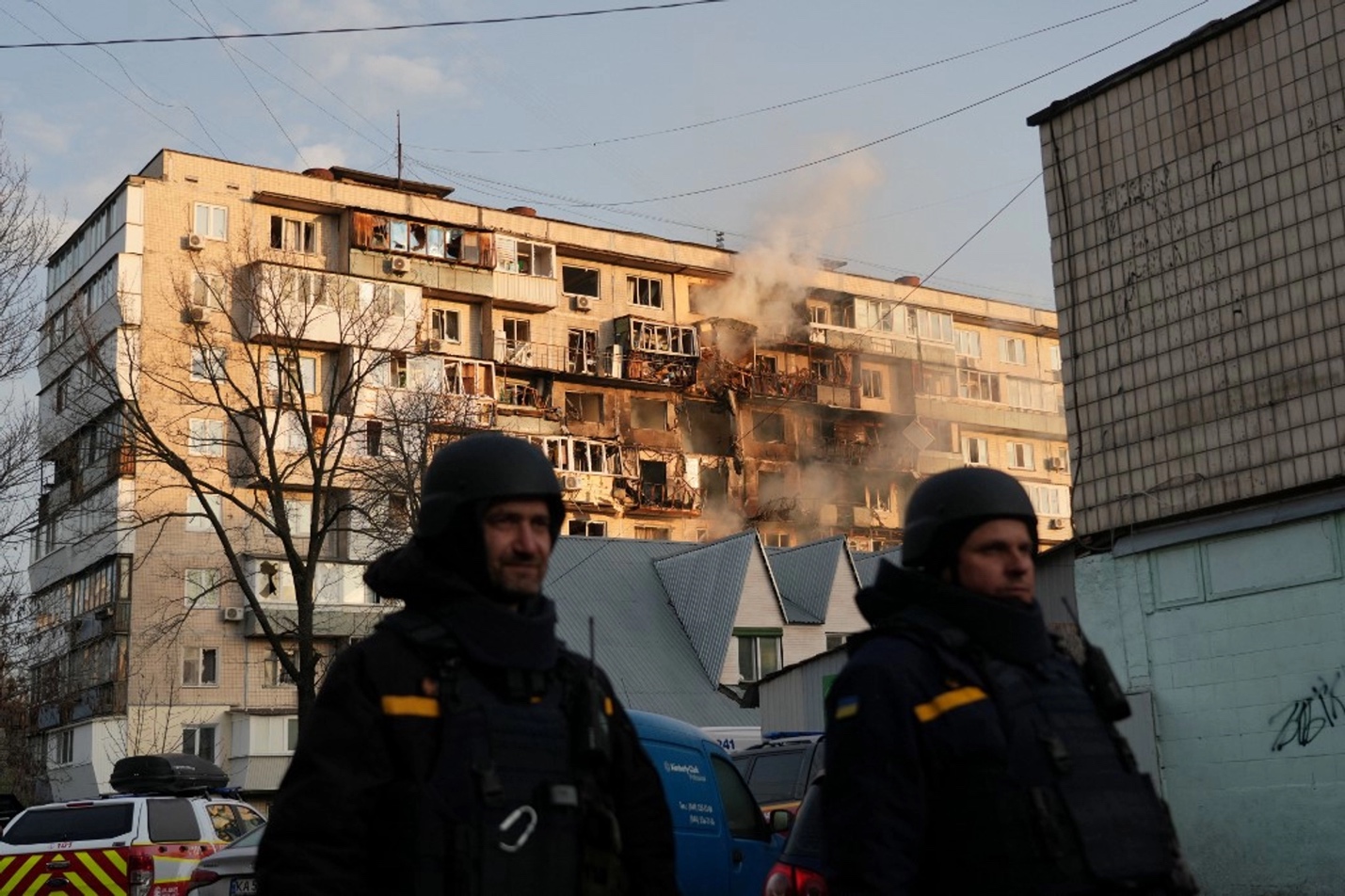 ‘Every District Hit’: Russia Hammers Kyiv in Unprecedented Assault – 4 Dead, High-Rises Ablaze Across the Capital