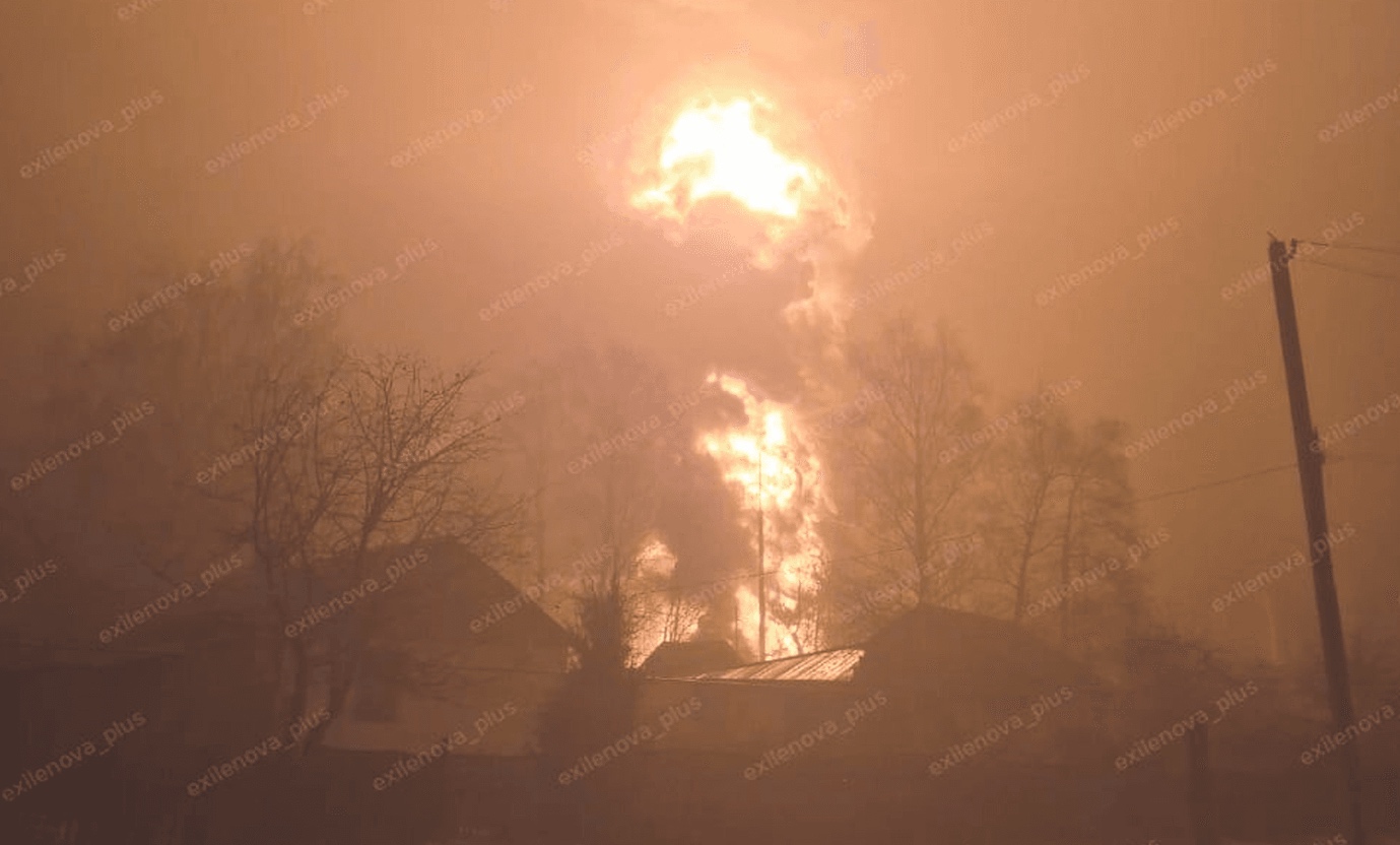 Russian oil depot damaged during Ukrainian drone strike in Tambov Oblast, General Staff confirms