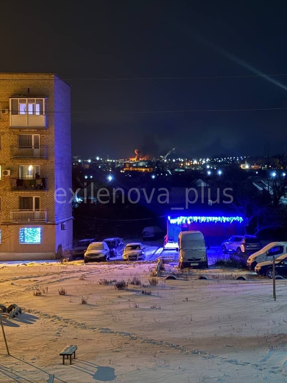 Ukraine's military reportedly strikes oil refinery in Russia's Krasnodar Krai, depot in occupied Luhansk Oblast