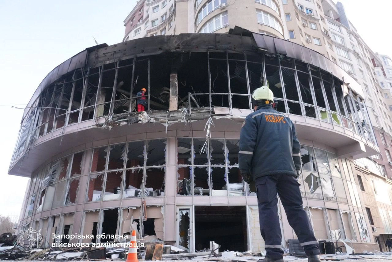 Russia Launches Massive Overnight Drone Attack on Zaporizhzhia