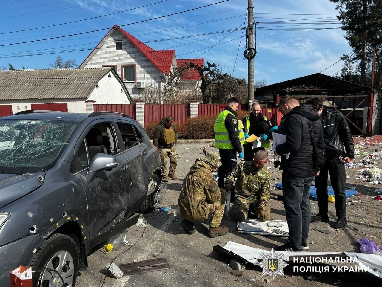 Police officers injured in Russian-backed terrorist attack near Kyiv, authorities say
