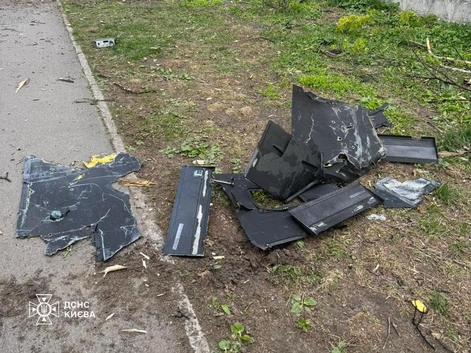 At least 2 people injured in Kyiv as daytime Russian drone attack hits building, cemetery grounds