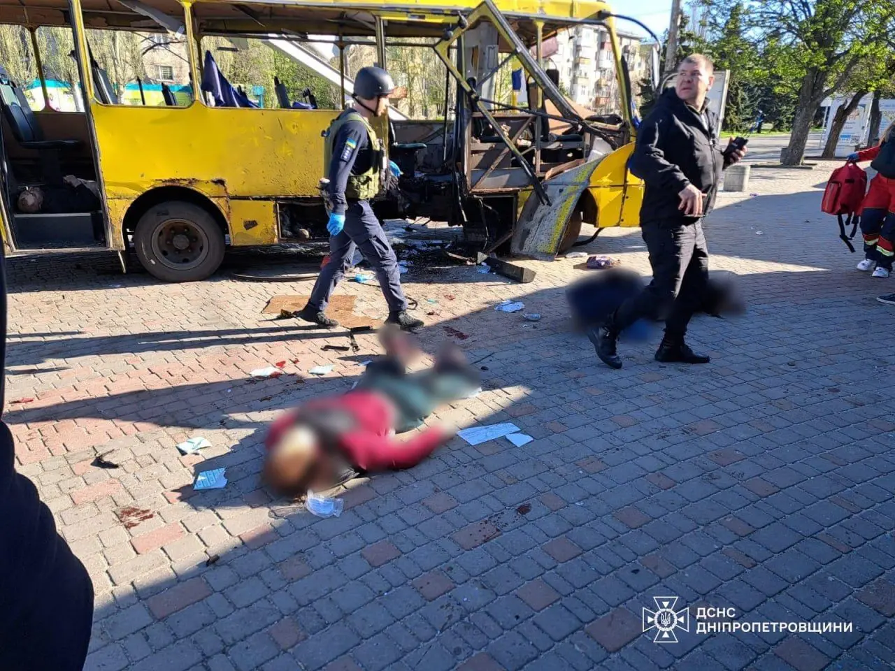 Russian FPV drone hits bus in rush hour attack as strikes kill 9, injure 51 across Ukraine