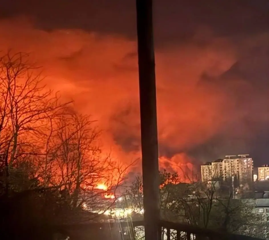 Ukrainian drone strikes turn major Russian oil refinery into 'volcano' along the Black Sea