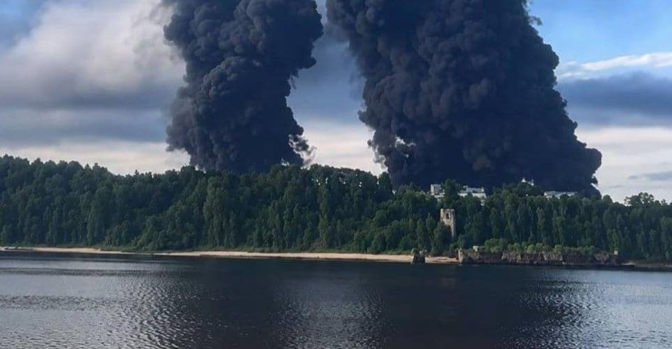 Ukraine war latest: Russian chemical plant, oil depot set ablaze following Ukrainian strikes