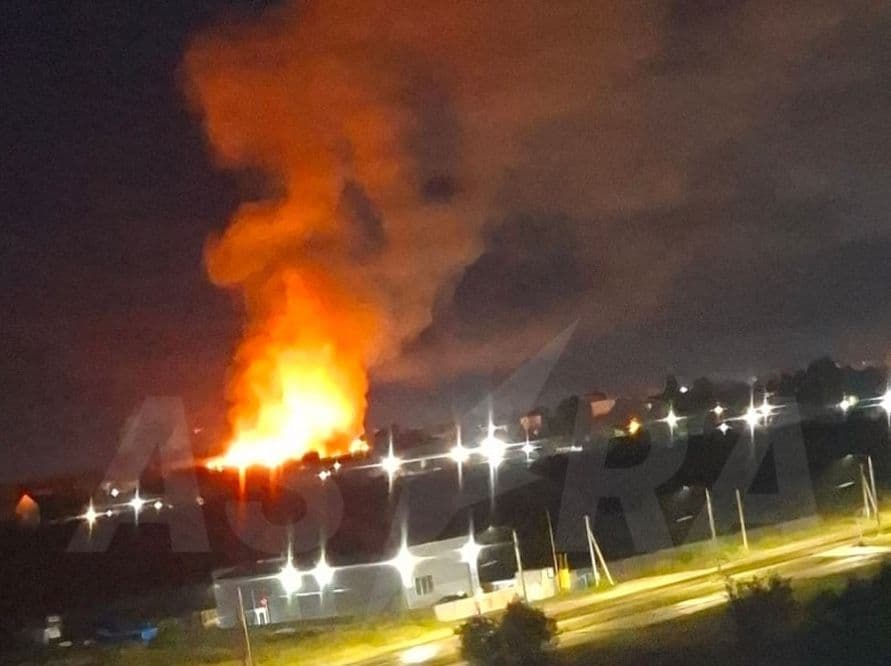 Fire reported overnight at Engels air base, home of Russia's heavy bombers