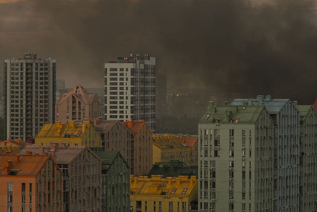 Russian ballistic missile attack on Kyiv injures 11