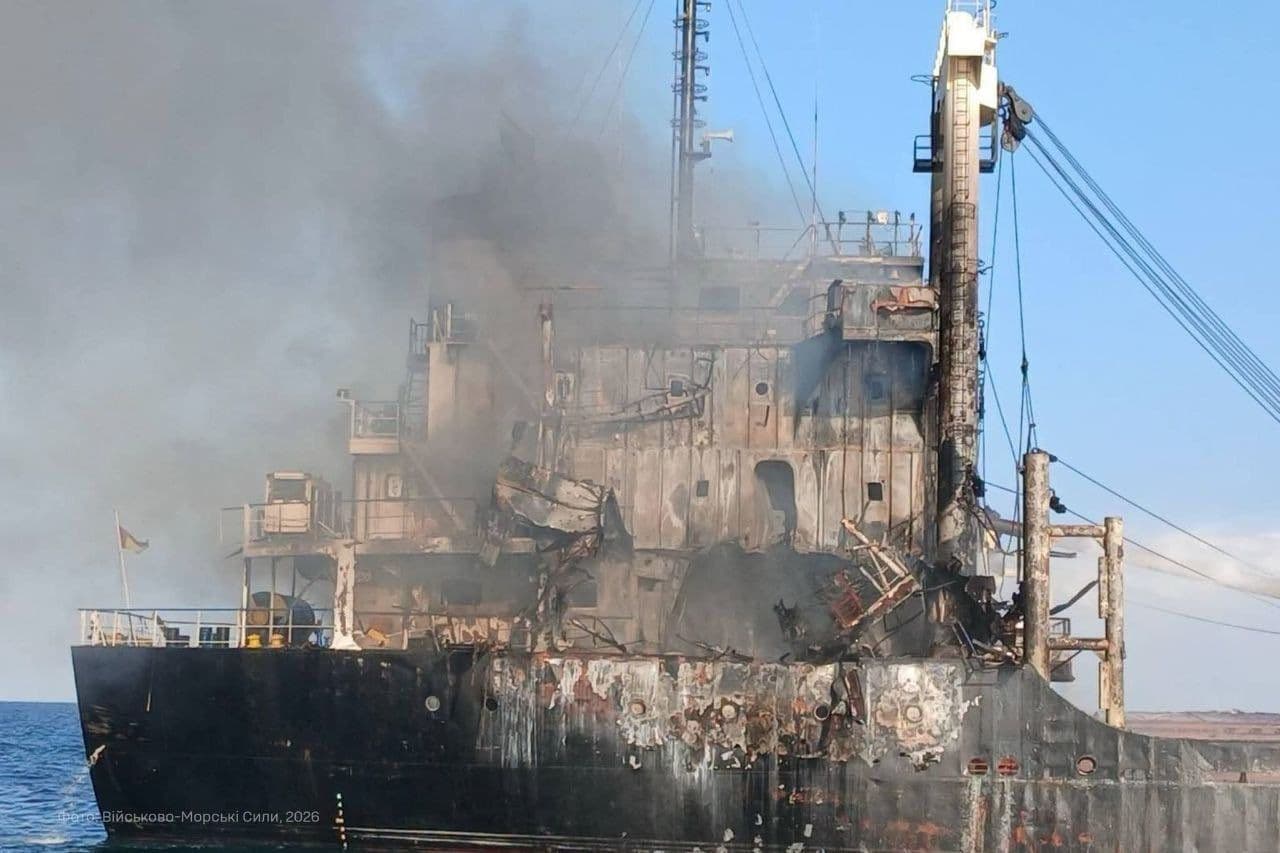 Russian missile strike on civilian grain ship in Black Sea kills 10