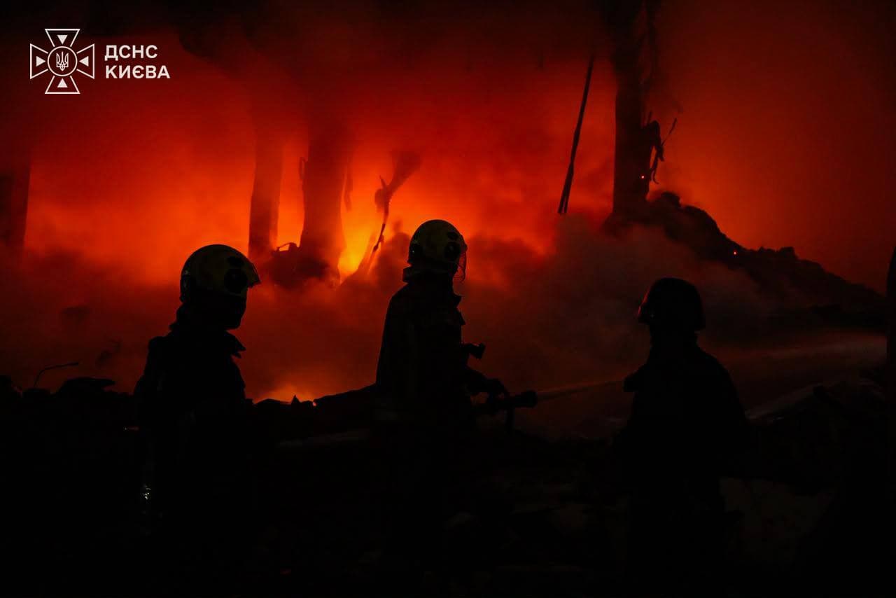 Russian attacks kill at least 16, injure 59 across Ukraine as Kyiv hit by waves of drones, ballistic missiles