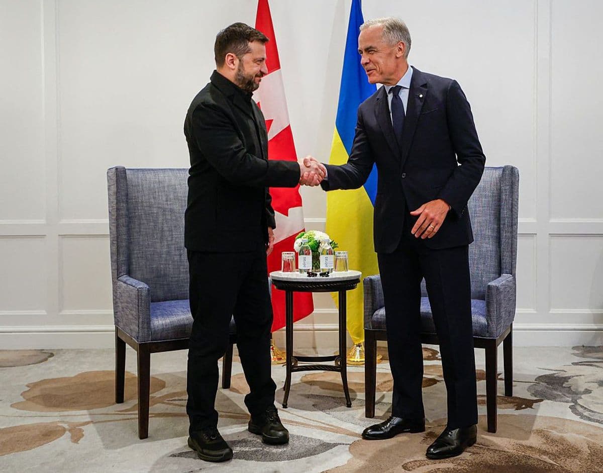 Ukraine, Canada sign 100-year partnership agreement as Zelensky and Carney discuss air defense