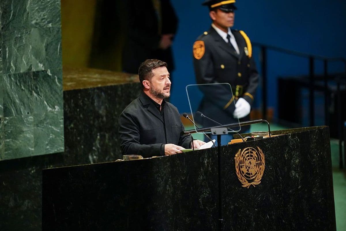 Zelensky says Putin 'patient zero' of Russia's war as Ukraine calls for peace at UN General Assembly
