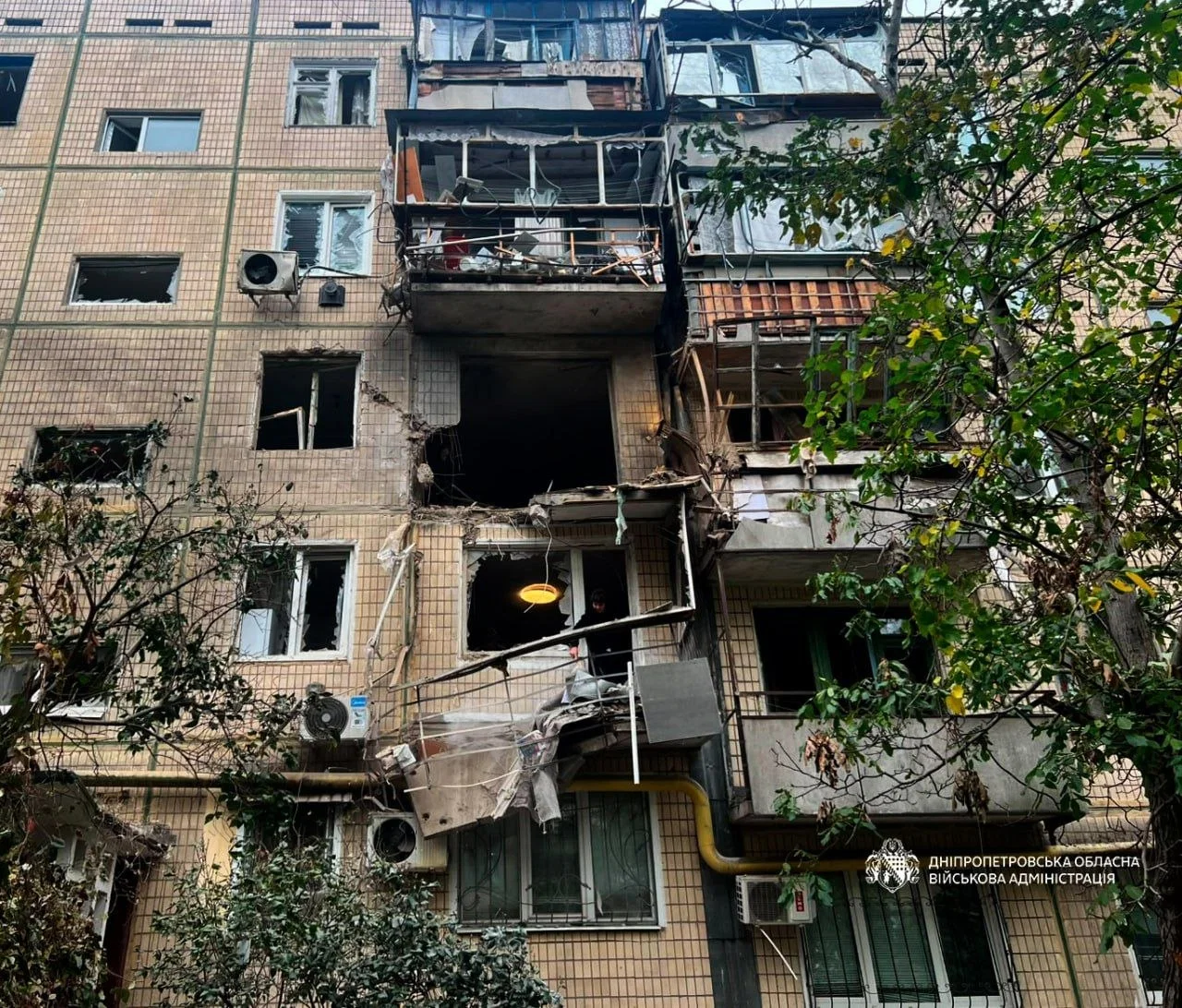 2 Killed, 6 Injured in Russian Strikes on Dnipropetrovsk Region