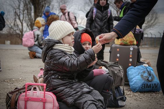 Ukrainians in distress